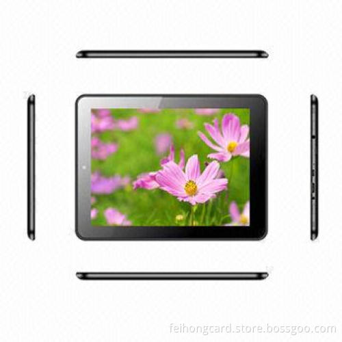 8-inch Quad-core Tablet PCs with RK3188 Quad-core Cortex-A9, Up to 1.6GHz, 1,024 x 768 Pixels